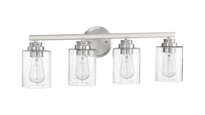 Bolden Four Light Vanity in Brushed Polished Nickel