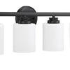 Bolden Four Light Vanity in Flat Black