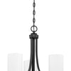 Bolden Three Light Chandelier in Flat Black