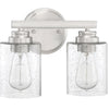 Bolden Two Light Vanity in Brushed Polished Nickel