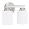 Bolden Two Light Vanity in Brushed Polished Nickel