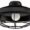 Bowl LED Fan Light Kit in Flat Black