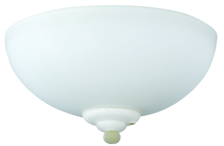 Bowl LED Fan Light Kit in White Frost