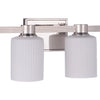 Bretton Four Light Vanity in Polished Nickel