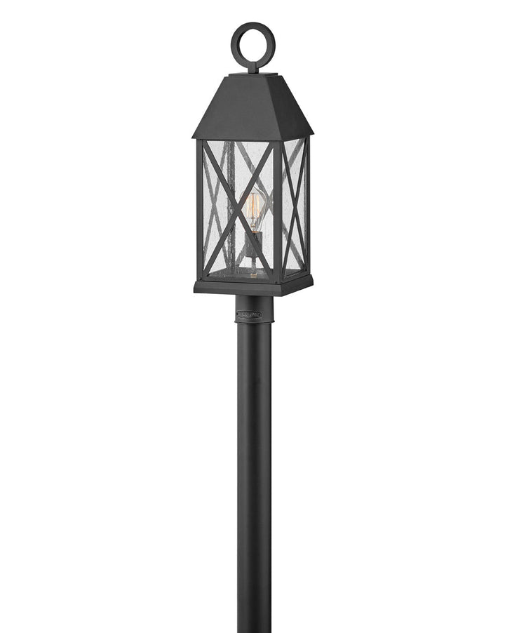 Briar LED Post Top or Pier Mount Lantern in Museum Black