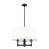 Briargrove Four Light Chandelier in Matte Black