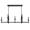 Briargrove Seven Light Linear Chandelier in Matte Black