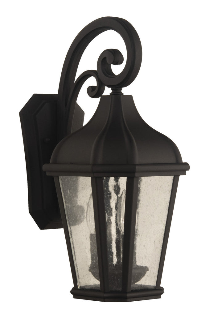 Briarwick Three Light Outdoor Wall Mount in Textured Black