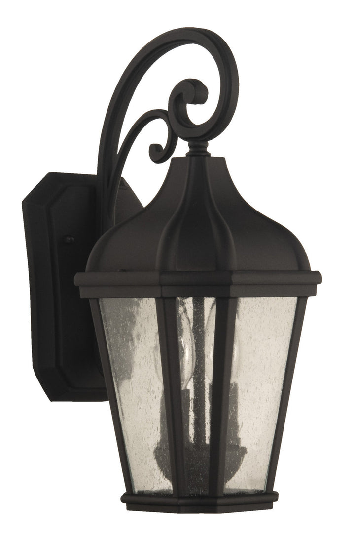 Briarwick Two Light Outdoor Wall Mount in Textured Black