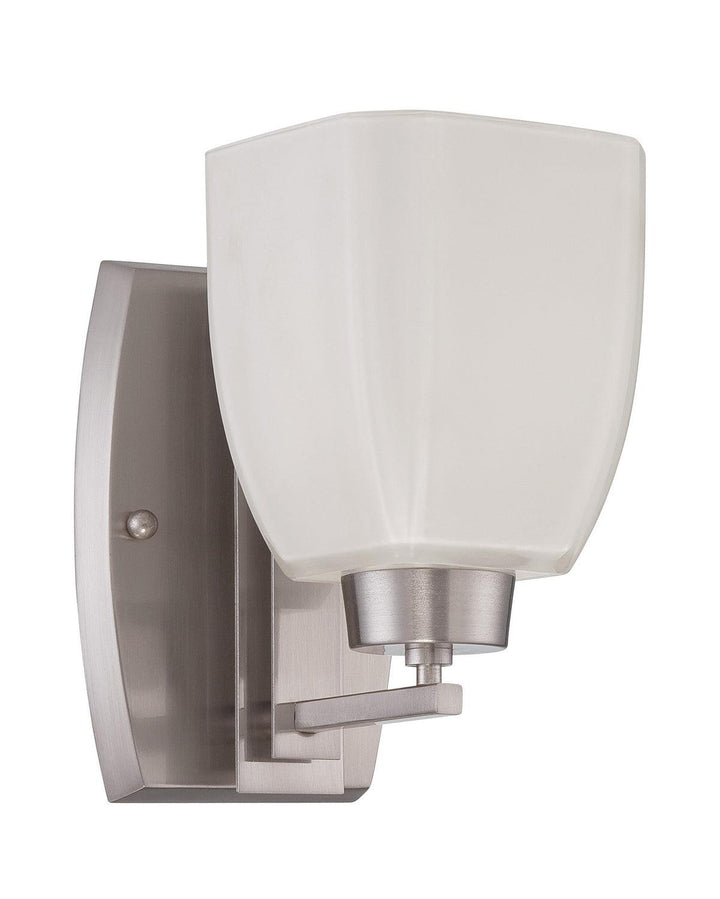 Bridwell One Light Wall Sconce in Brushed Polished Nickel