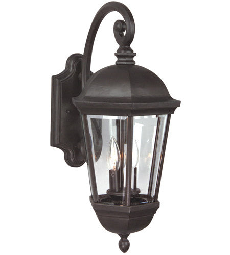 Britannia Three Light Wall Mount in Oiled Bronze Outdoor