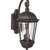 Britannia Three Light Wall Mount in Oiled Bronze Outdoor