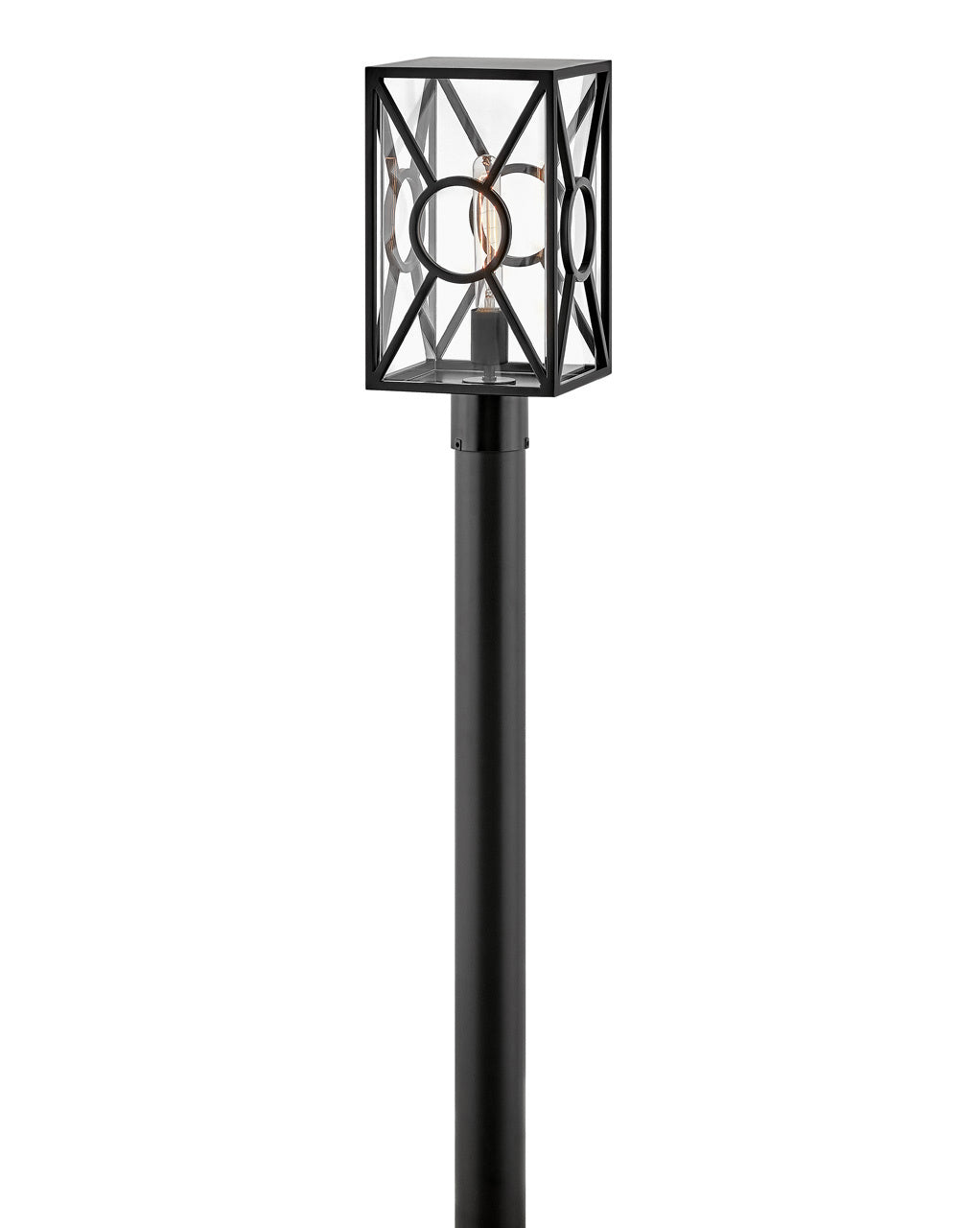 Brixton LED Post Top or Pier Mount in Black