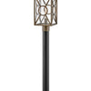 Brixton LED Post Top or Pier Mount in Burnished Bronze