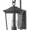 Bromley LED Outdoor Lantern in Museum Black