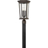 Bromley LED Post Top or Pier Mount Lantern in Oil Rubbed Bronze
