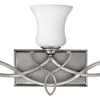 Brooke LED Bath in Antique Nickel