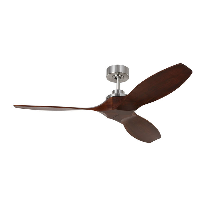 Visual Comfort Fan Collins Smart DC Ceiling Fan with Carved Wood Bladeas and Remote Control