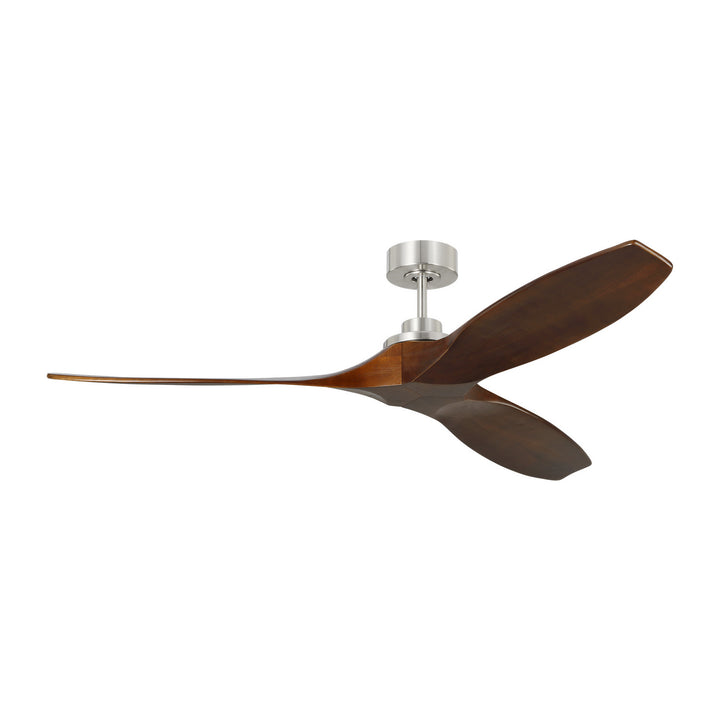 Visual Comfort Fan Collins Smart DC Ceiling Fan with Carved Wood Bladeas and Remote Control