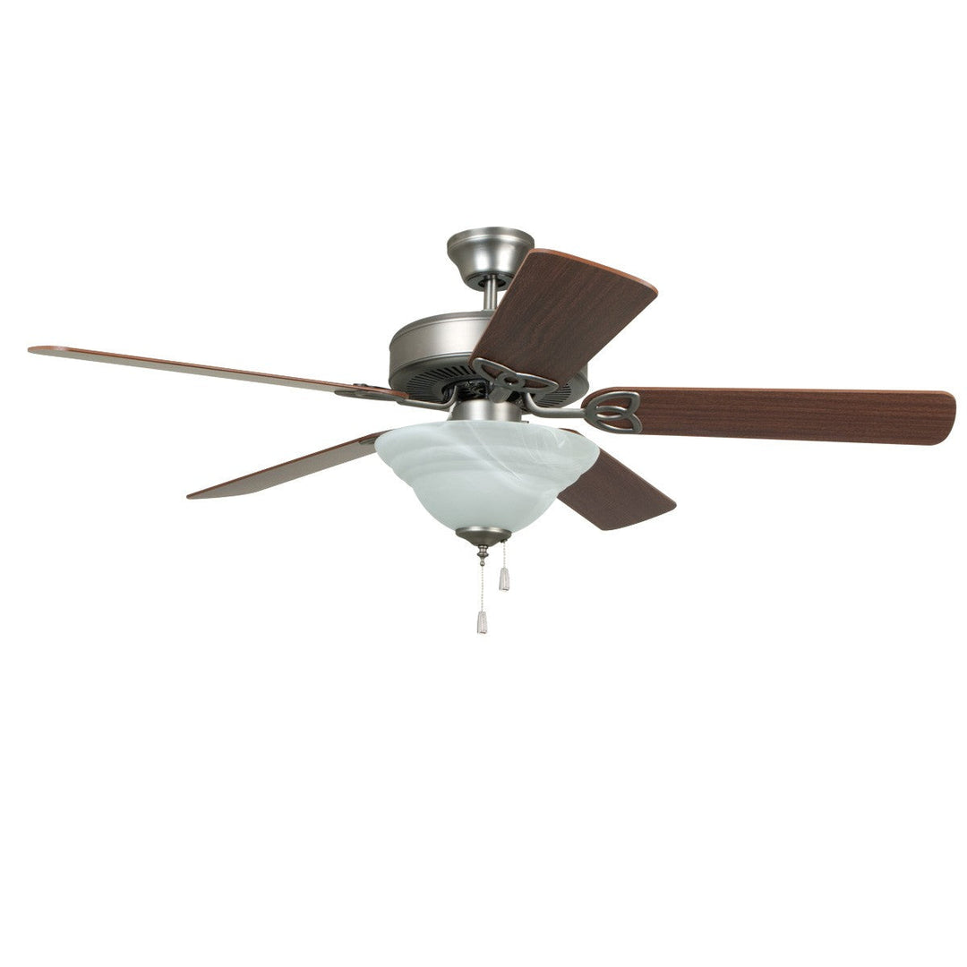 Builder Deluxe 52" Ceiling Fan in Brushed Polished Nickel