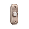 Builder Recessed Buttons Stepped Rectangle Lighted Push Button in Pewter