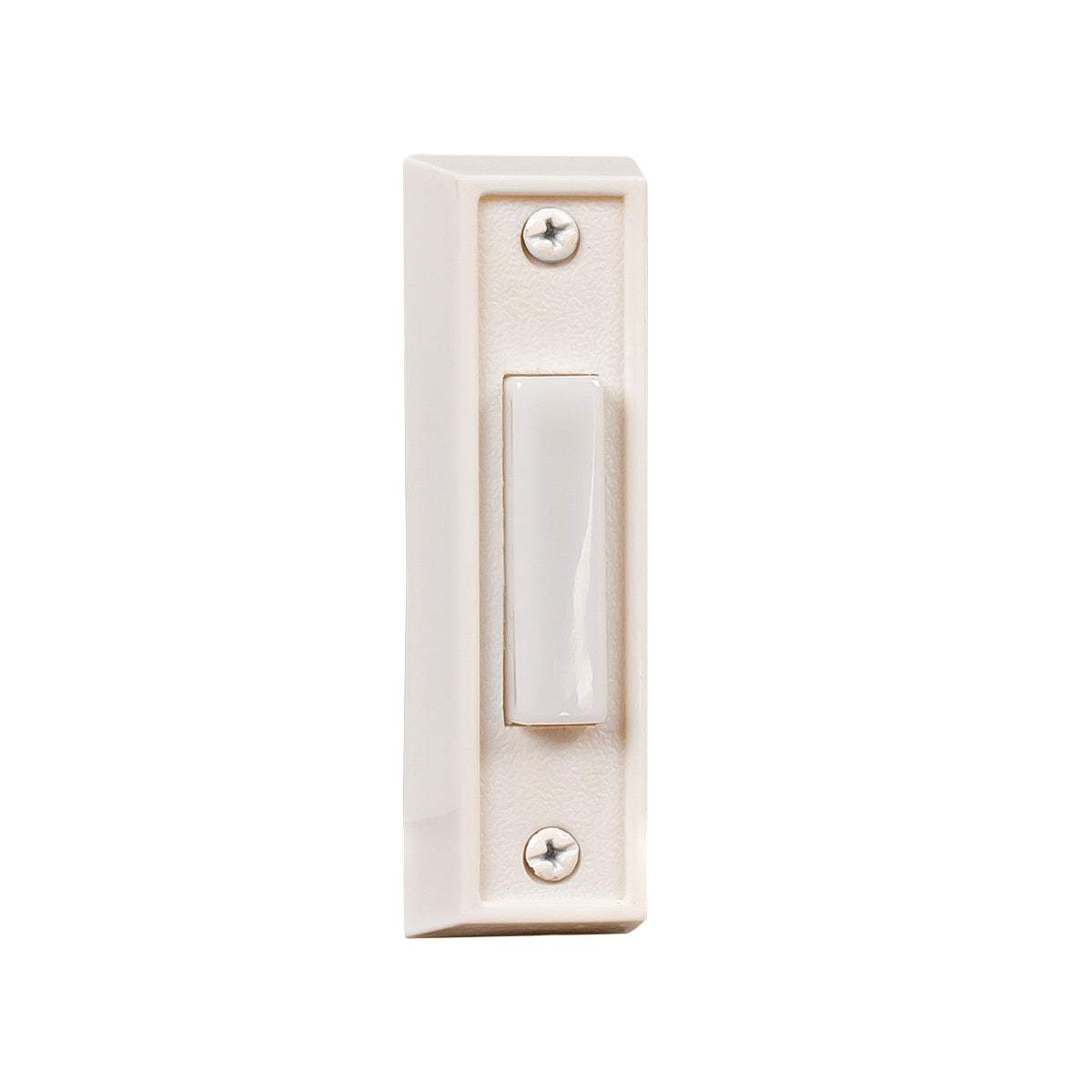 Pushh Button Rectangular Craftmade Surface Mount Rectangle Lighted Push Button in White | Fan Diego