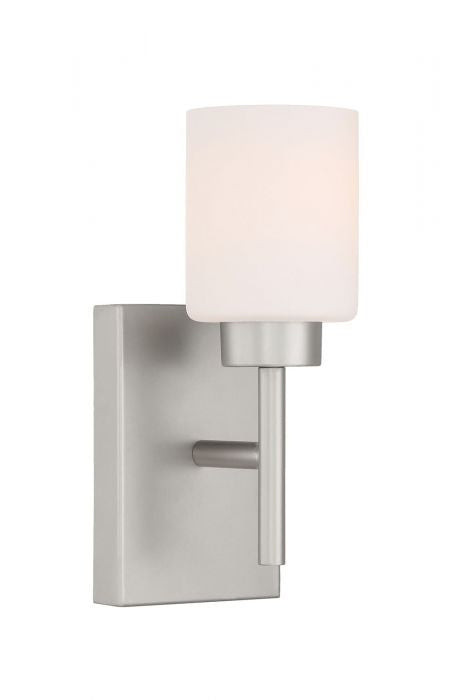 Cadence One Light Wall Sconce in Satin Nickel