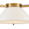 Calla LED Foyer Pendant in Brushed Bronze
