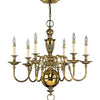 Cambridge LED Foyer Pendant in Burnished Brass