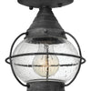 Cape Cod LED Flush Mount in Aged Zinc