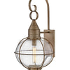 Cape Cod LED Wall Mount Lantern in Burnished Bronze