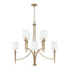 Capital Lighting Eight Light Chandelier