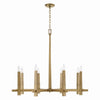 Capital Lighting Eight Light Chandelier