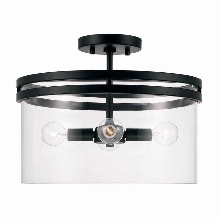 Capital Lighting Four Light Semi-Flush Mount