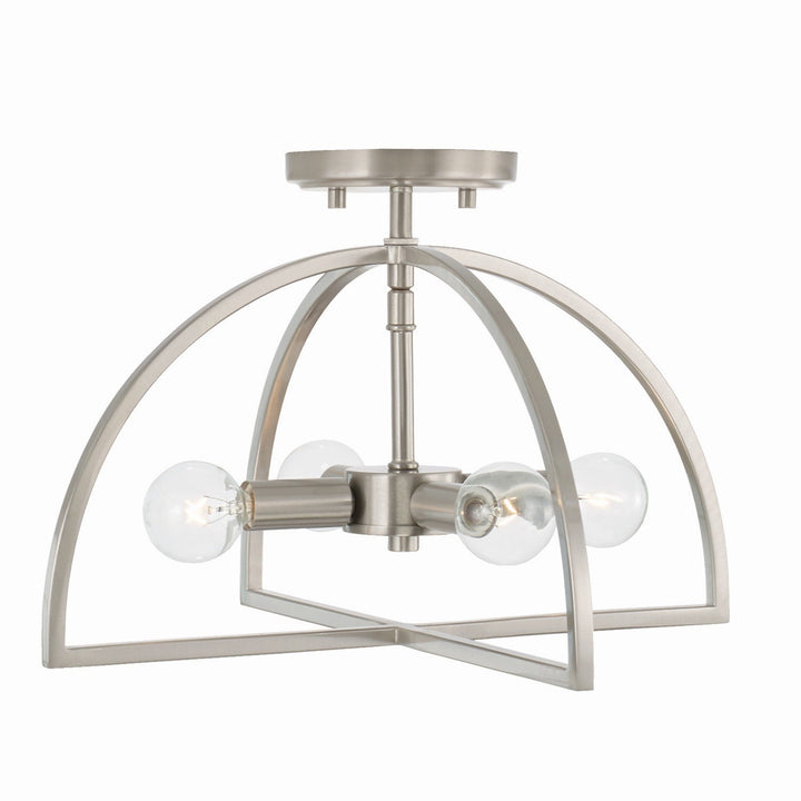 Capital Lighting Four Light Semi-Flush Mount