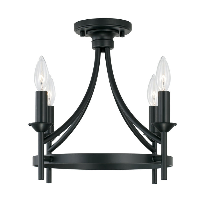 Capital Lighting Four Light Semi-Flush Mount