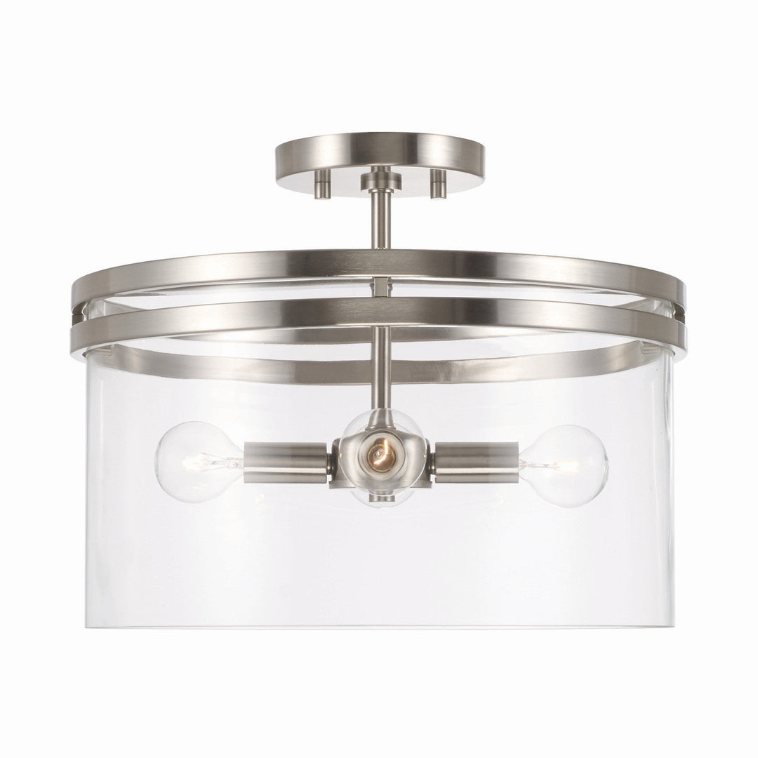 Capital Lighting Four Light Semi-Flush Mount