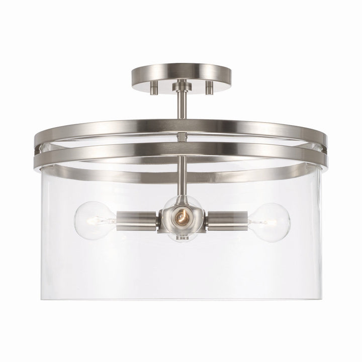 Capital Lighting Four Light Semi-Flush Mount