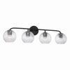 Capital Lighting Four Light Vanity, 33.5"W x 9.5"H