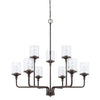 Capital Lighting Nine Light Chandelier