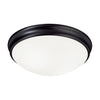 Capital Lighting Three Light Flush Mount