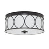 Capital Lighting Three Light Flush Mount