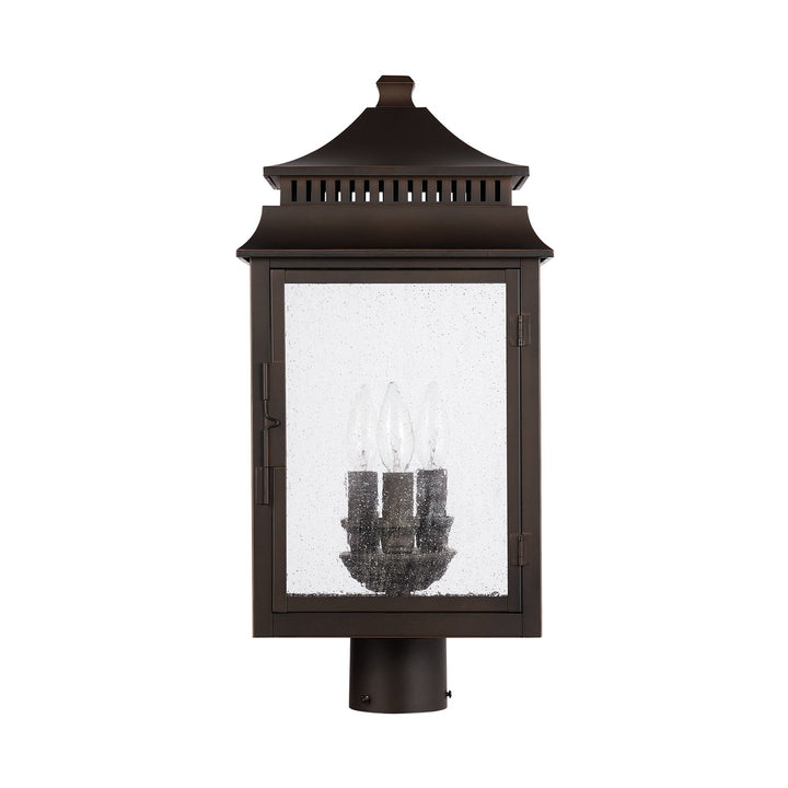 Capital Lighting Three Light Outdoor Post Lantern