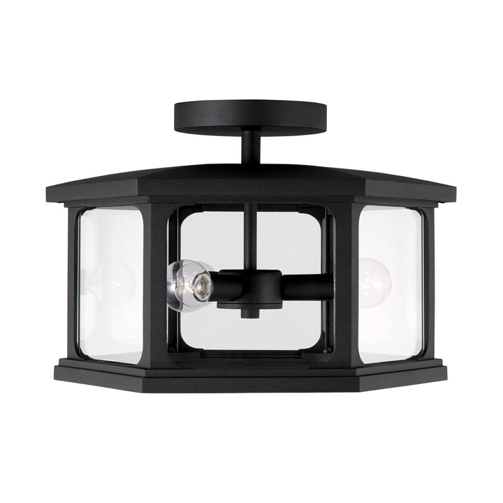 Capital Lighting Three Light Outdoor Semi-Flush Mount