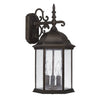 Capital Lighting Three Light Outdoor Wall Lantern