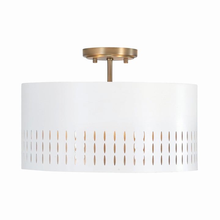 Capital Lighting Three Light Semi-Flush Mount