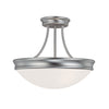 Capital Lighting Three Light Semi-Flush Mount