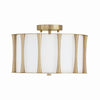 Capital Lighting Three Light Semi-Flush Mount