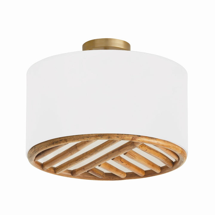 Capital Lighting Three Light Semi-Flush Mount