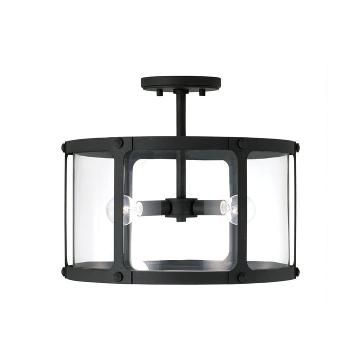 Capital Lighting Three Light Semi-Flush Mount